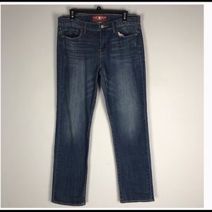 Lucky Brand Sofia straight jeans dark wash stretch